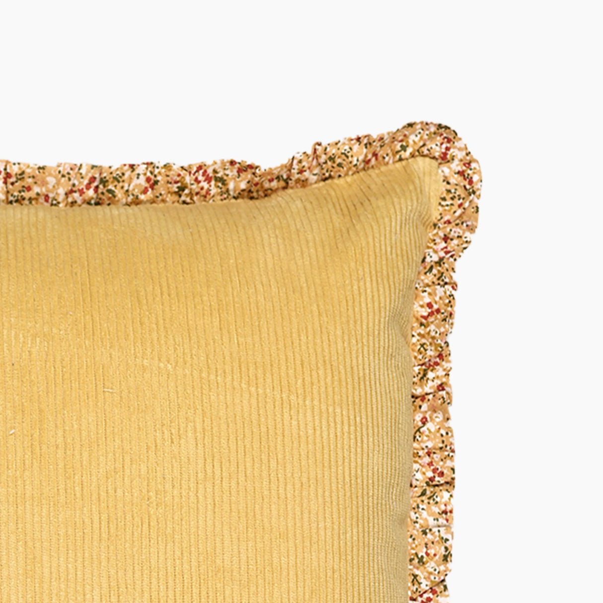 Agatha Cotton Yellow Cushion