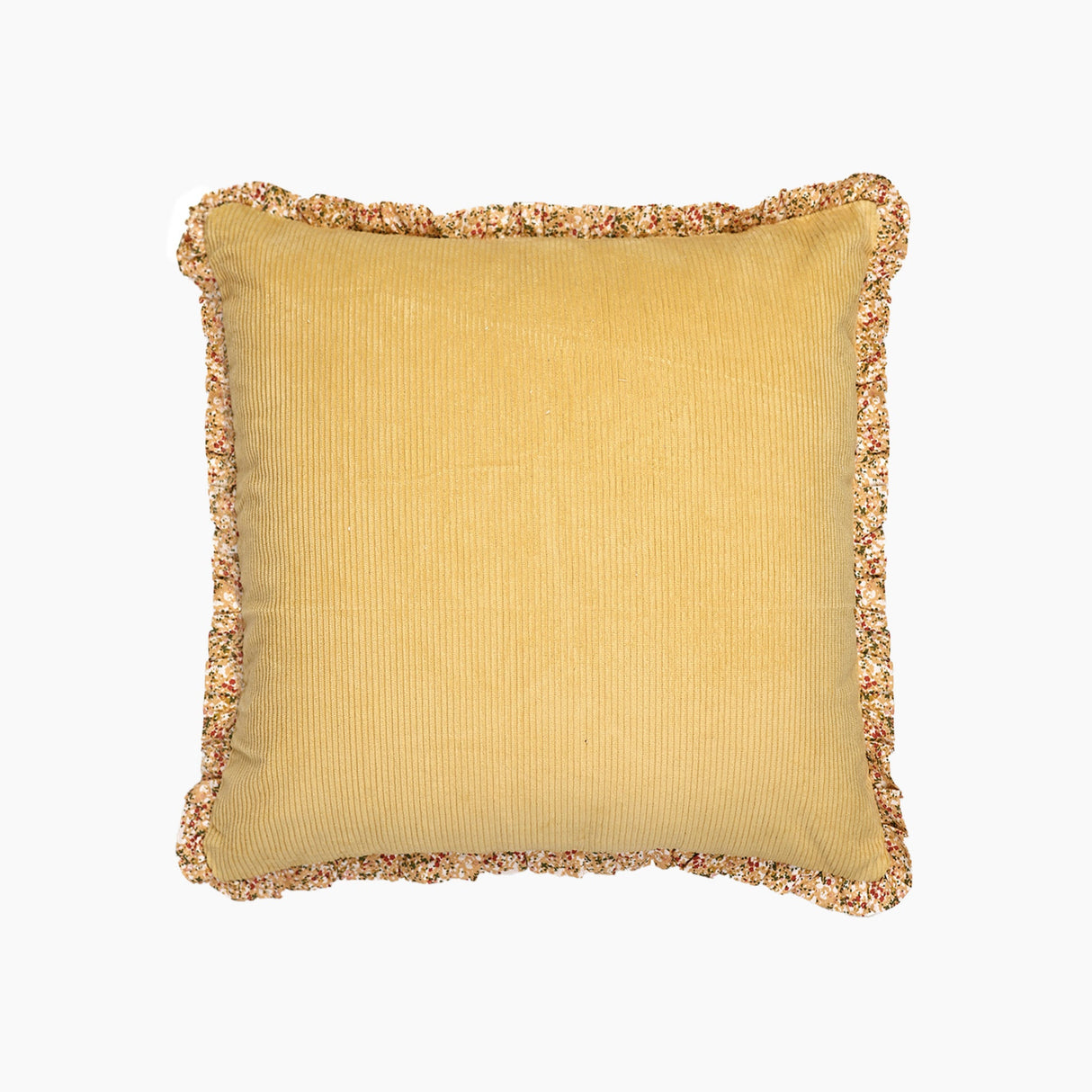 Agatha Cotton Yellow Cushion