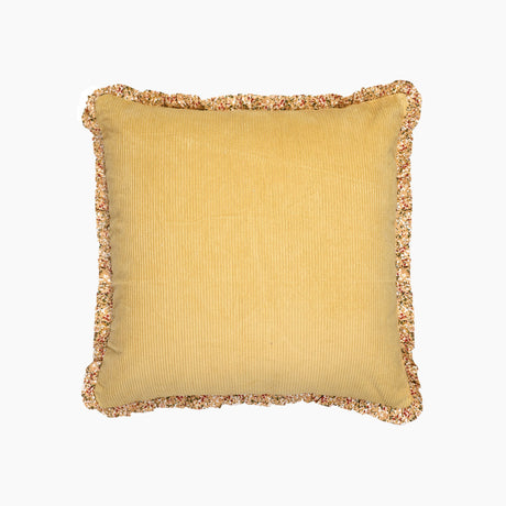 Agatha Cotton Yellow Cushion