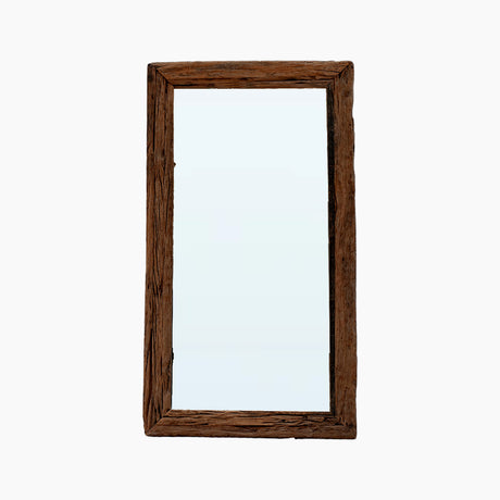 Amber Reclaimed Wood Mirror Frame