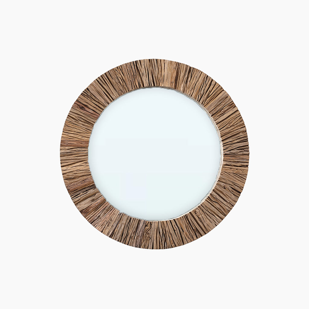Teo Reclaimed Wood Mirror