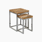 Gerald Reclaimed Wood Nesting End Tables