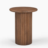 Konrad Ribbed End Table