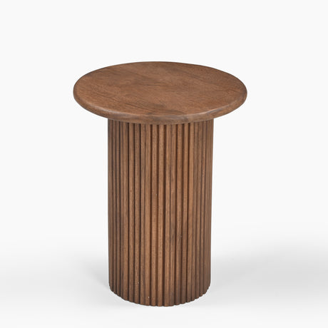 Konrad Ribbed End Table