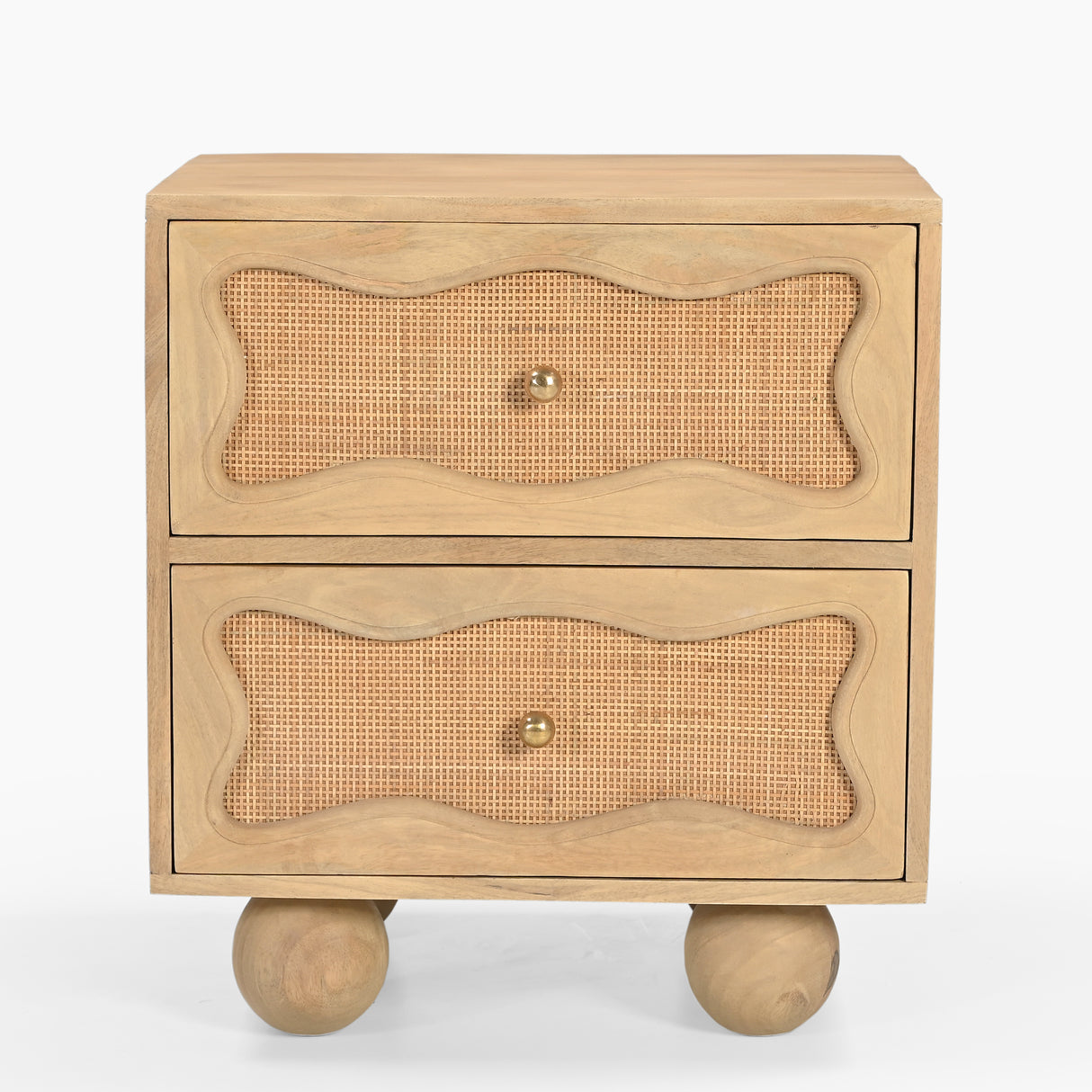 Denis Two Drawers Side Table