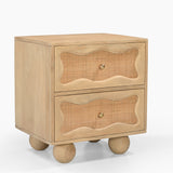 Denis Two Drawers Side Table