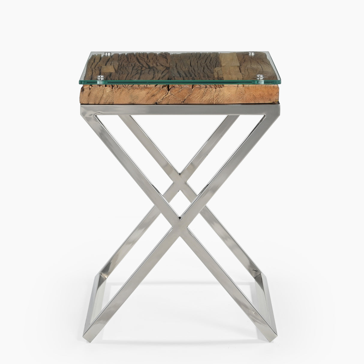 Zane Reclaimed Wood End Table