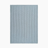 Kaia Blue Cotton Knitted Throw