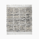 Sholy Wool Hand Carded Grey Rug