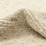 Zola Wool Hand Carded Beige Rug