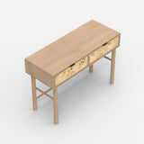 Urban Burl Two Drawer Console Table