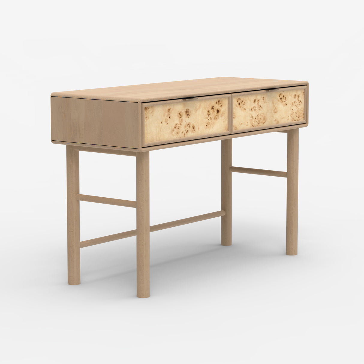 Urban Burl Two Drawer Console Table