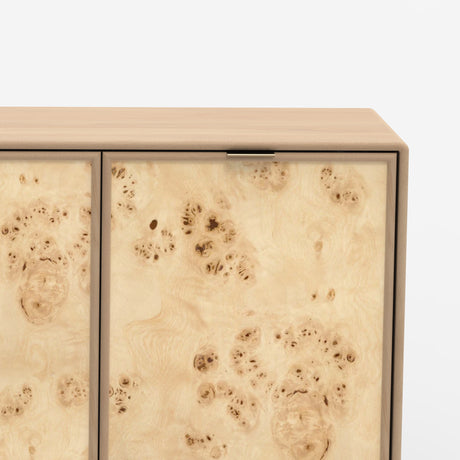 Urban Burl Three Door Cabinet