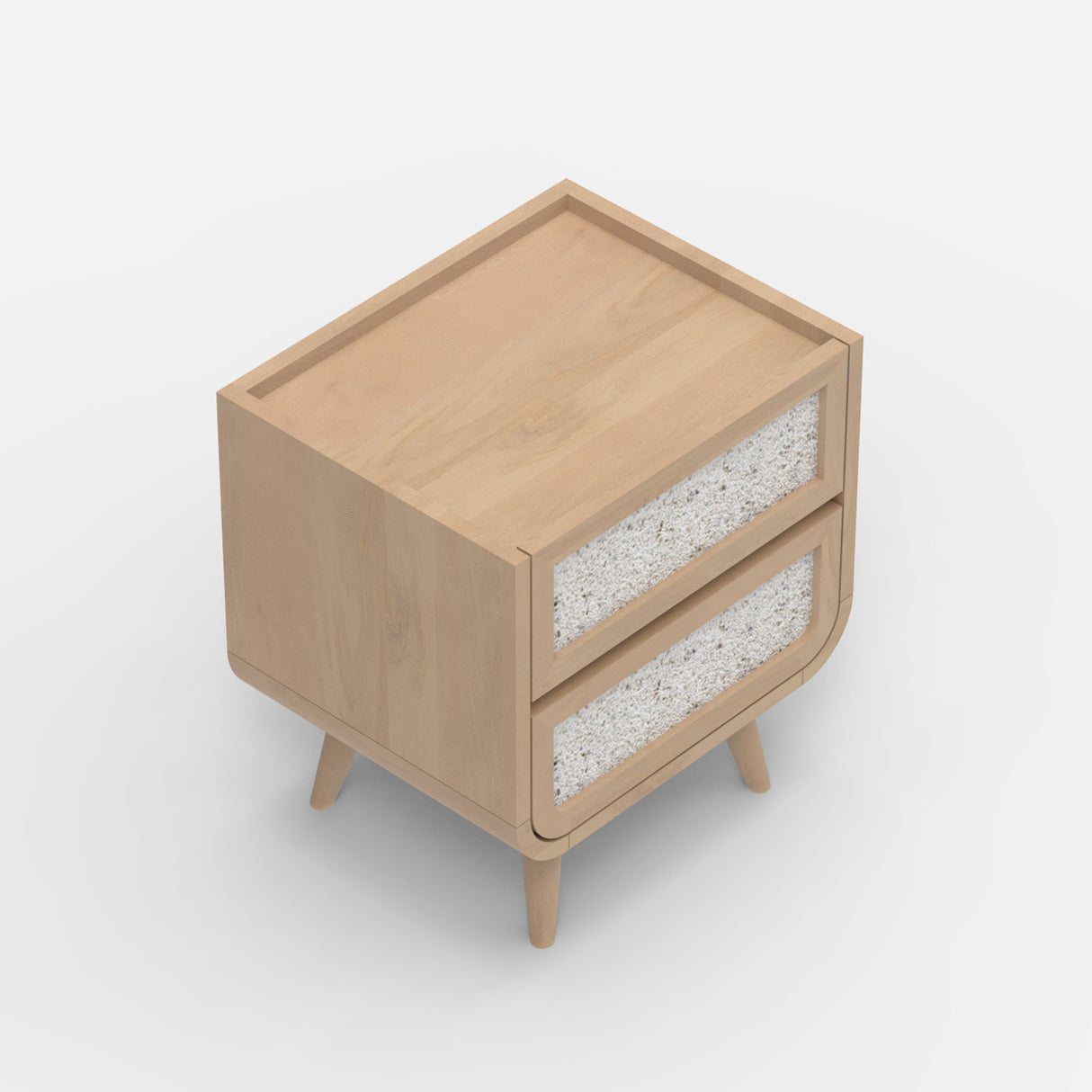 Oxy Two Drawer Side Table