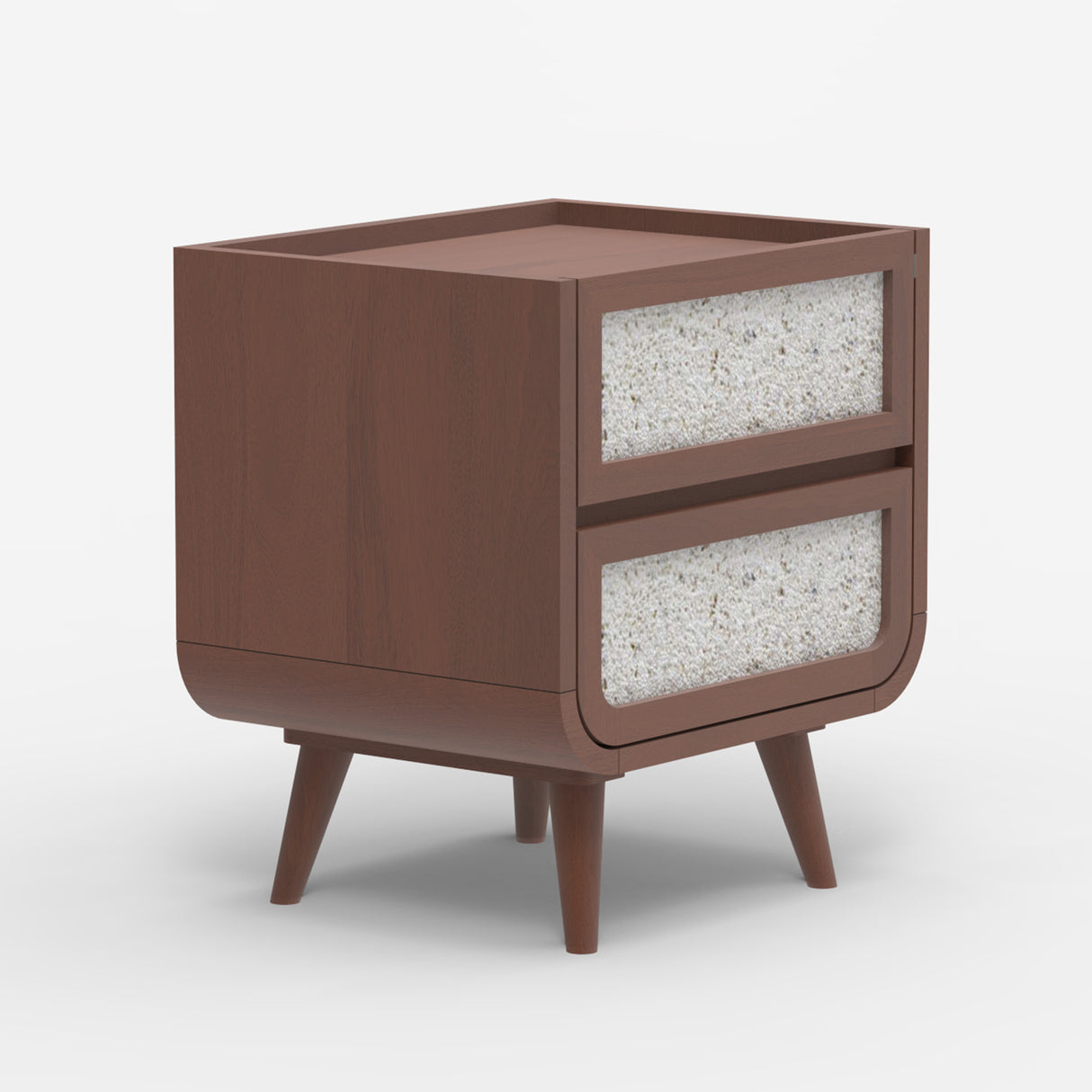 Oxy Two Drawer Side Table