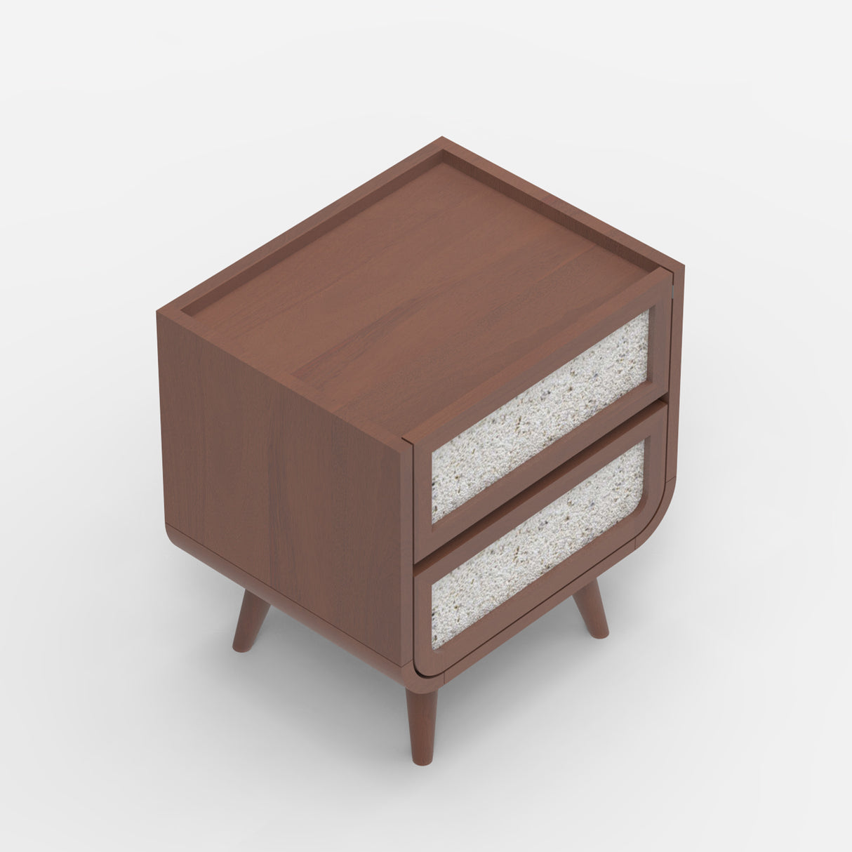 Oxy Two Drawer Side Table